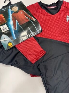 Star Trek – Scotty 2-Piece Costume | Boys Large | Red/Black | Rubie’s